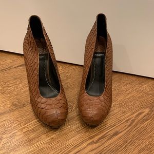 Baldan Snake Skin Heels